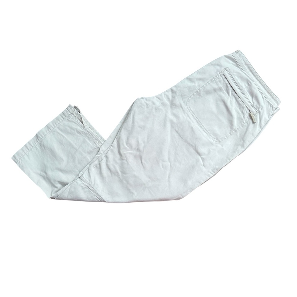 Vintage Y2K Aeropostale Women's White Capris 100% Cotton Size 13/14